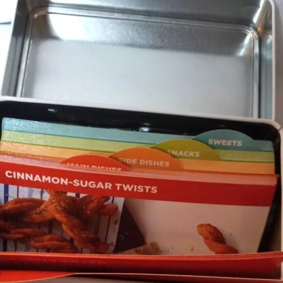 Air Fryer Recipe Card Collection Tin kitchen A Collectors Tin Full Of 100 - Picture 2 of 4